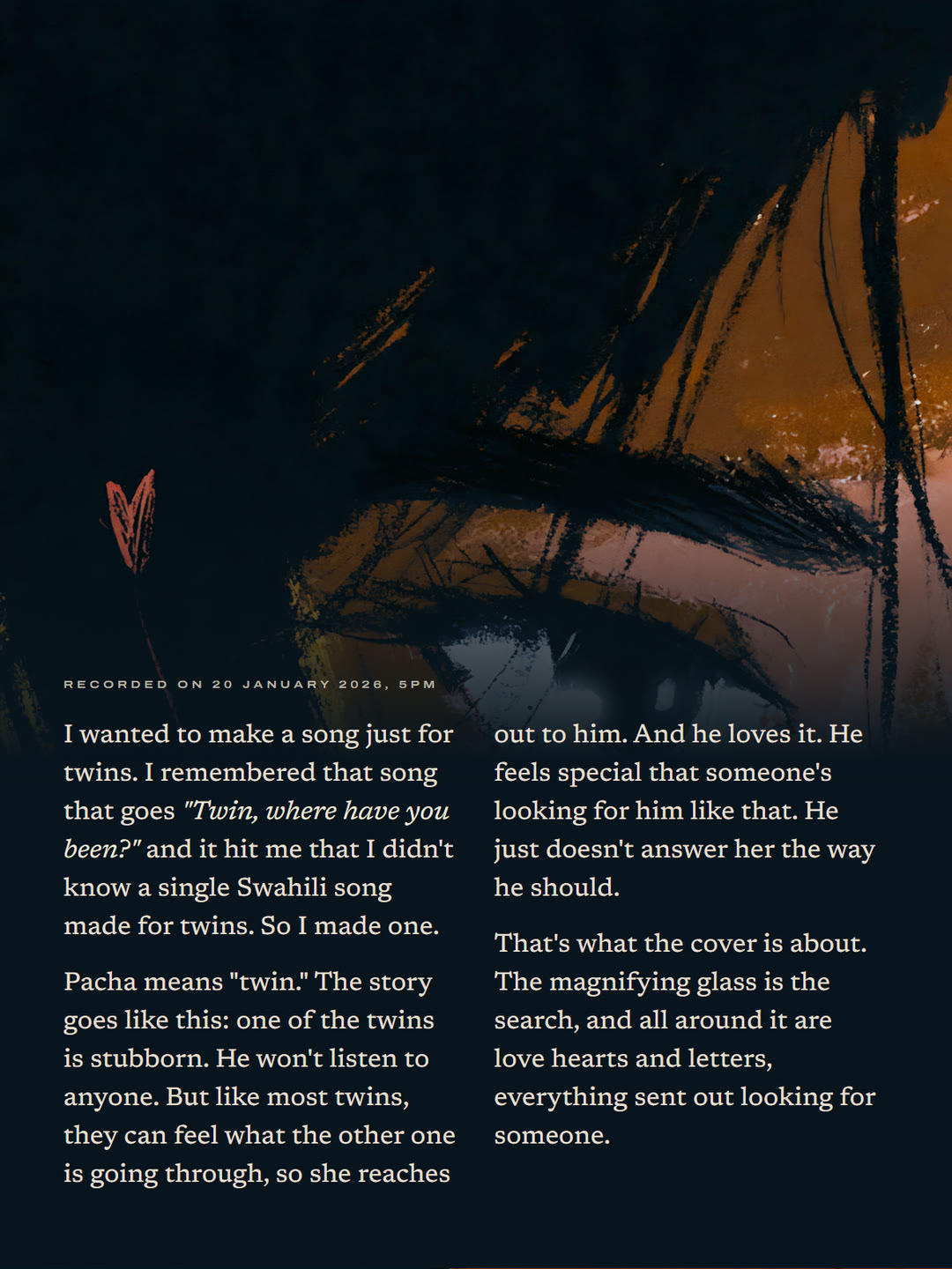 Page 2: the story