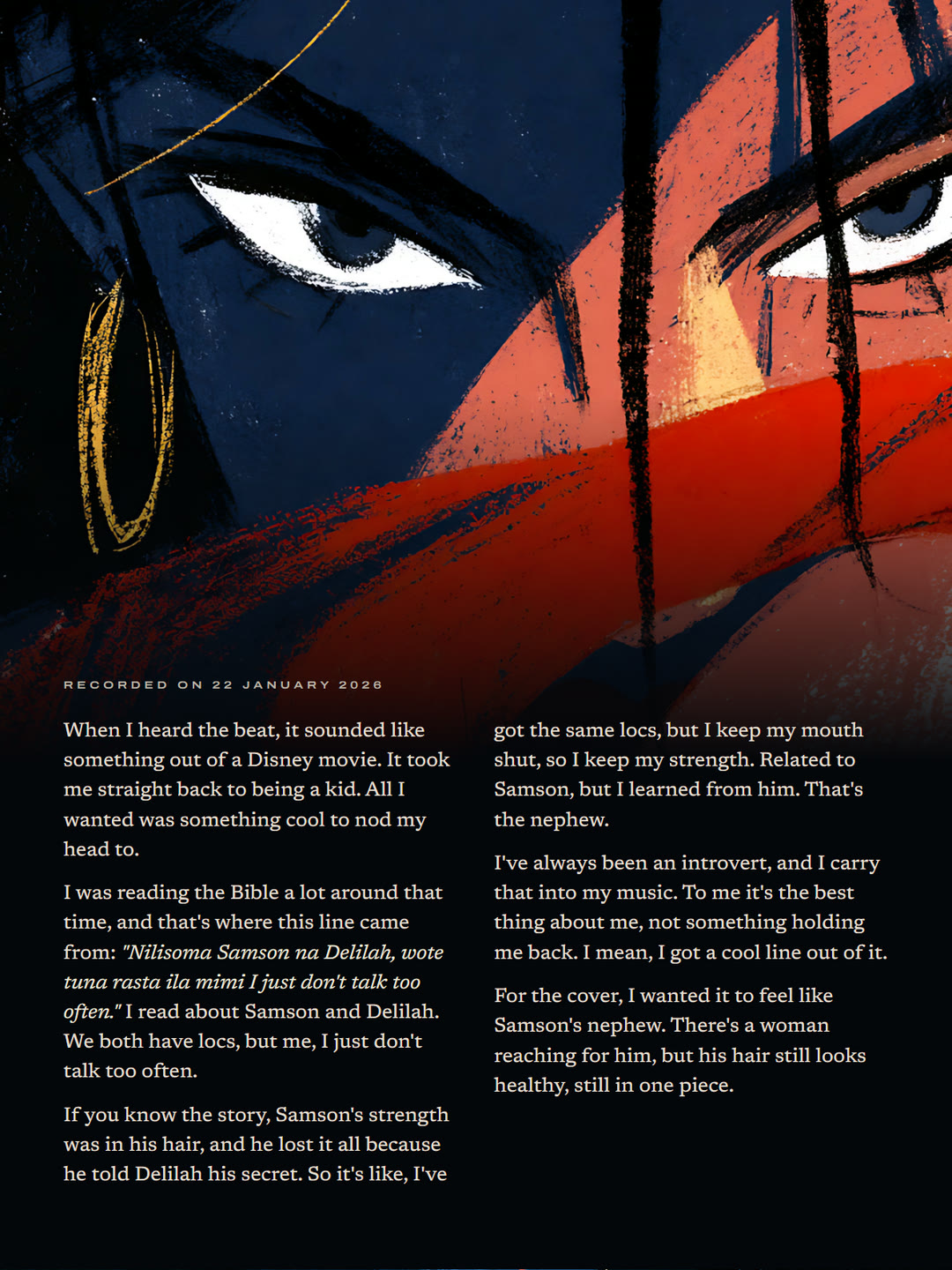 Page 2: the story