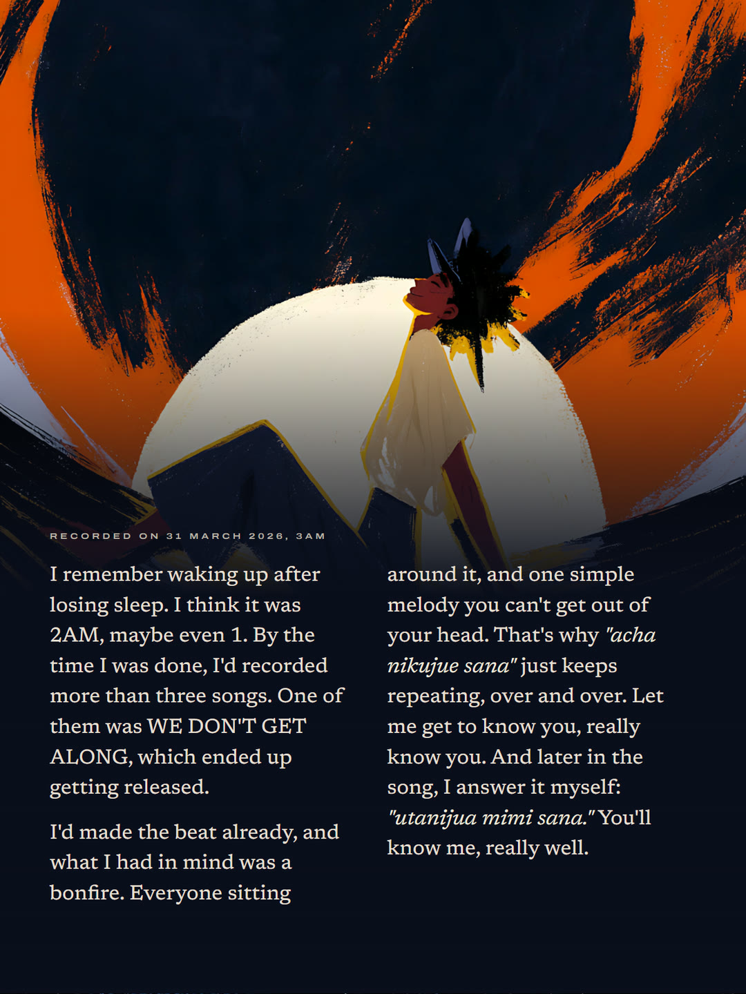 Page 2: the story